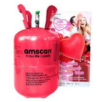 Amscan Bombonne Hélium Compacte Pour Gonfler 30 Ballons 0,25m3/8