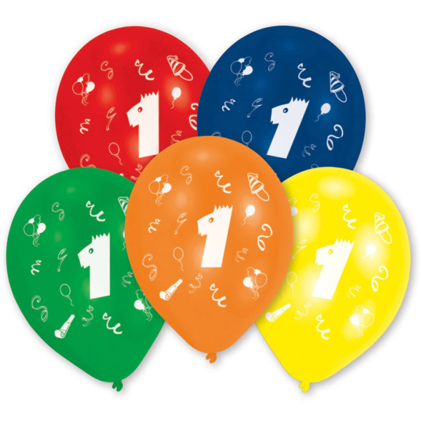 latex number balloons