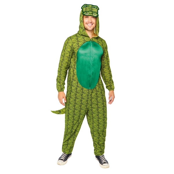 Adult Costume Crocodile Onesie Size Standard : Amscan Europe