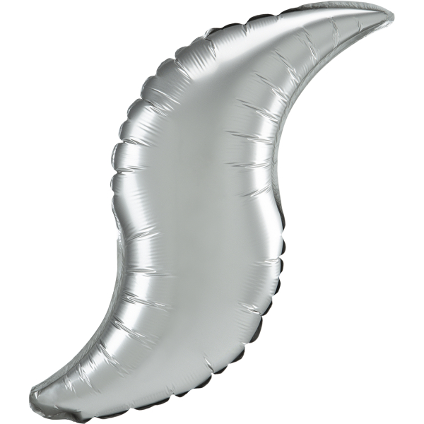 Mini Shape Satin Platinum Curve Foil Balloon A30 Airfilled 71 cm : Amscan  Europe