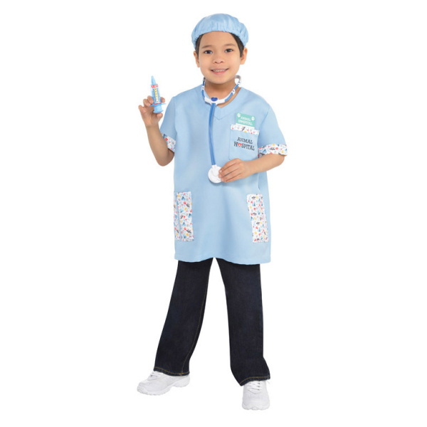 Child Costume Kit Veterinarian 6 Pieces Age 4 - 6 Years : Amscan Europe